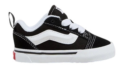 Sneaker Vans Knu Skool Elastic Lace Kleinkinder Black/True White