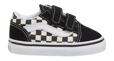 Vans Toddler Old Skool V Primary Check Black/White