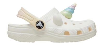 Sabots Crocs Enfant Classique IAM Rainbow Unicorn Chalk