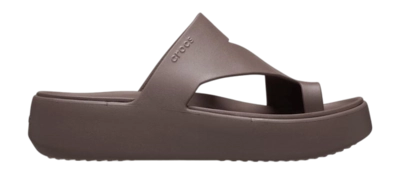 Slipper Crocs Getaway Platform Toe Loop Damen Truffle