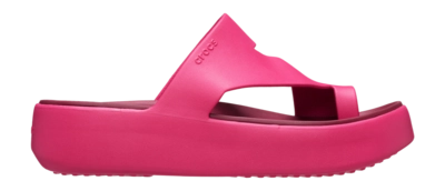Tongs Crocs Femme Getaway Platform Toe Loop Dragon Fruit