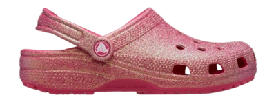 Clog Crocs Unisex Classic Iridescent Glitter Dragon Fruit