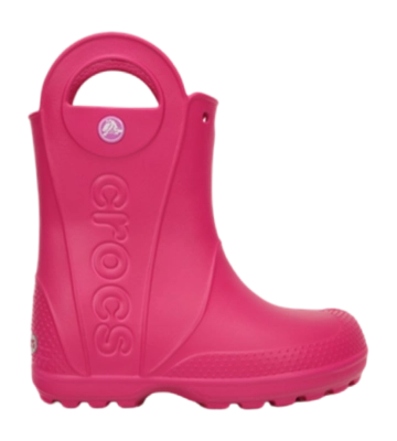 Regenlaars Crocs Toddler Handle It Rain Boot Candy Pink