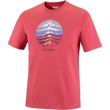 T-Shirt Columbia Csc Mountain Sunset Tee Sunset Red