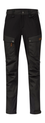 Trousers Bergans Women Nordmarka Favor Outdoor Pants Dark Shadow Grey/Black