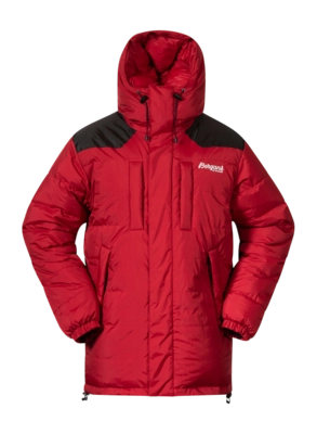 Veste Bergans Unisex Expedition Down Parka Red/Black