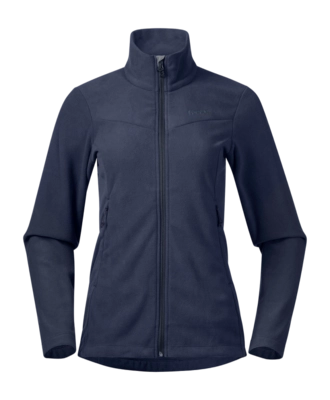 Vest Bergans Women Finnsnes Fleece Jacket Navy Blue