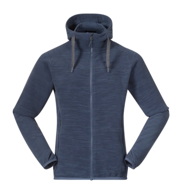 Vest Bergans Men Hareid Fleece Jacket Granite Blue 25