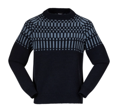 Jumper Bergans Men Nordmarka Merino Jumper Navy Blue/Husky Blue
