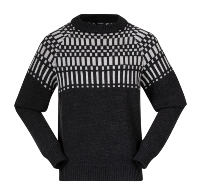 Pullover Bergans Nordmarka Merino Jumper Herren Dark Shadow Grey/Aluminium