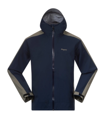 Jas Bergans Men Vaagaa Allround 3L Shell Jacket Navy Blue/Green Mud