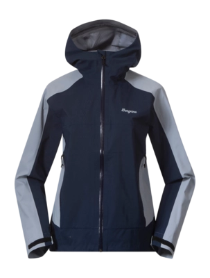 Jacke Bergans Vaagaa Allround 3L Shell Jacket Damen Navy Blue/Husky Blue