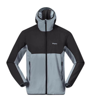 Jacke Bergans Vaagaa Windbreaker Jacket Herren Husky Blue/Black