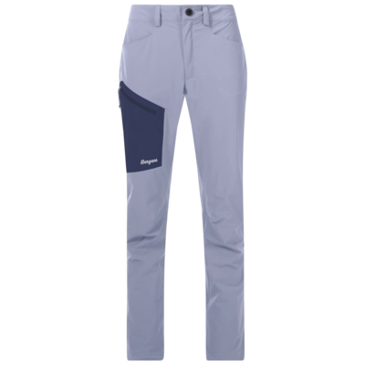 Trousers Bergans Women Vaagaa Light Softshell Pants Husky Blue/Navy Blue