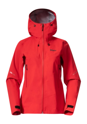 Jacke Bergans Rabot Allround 3L Shell Jacket Damen Fire Red