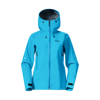 Jacket Bergans Women Rabot Allround 3L Shell Jacket Aqua Lagoon