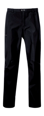 Trousers Bergans Men Rabot Light 3L Long-Zip Shell Pants Black
