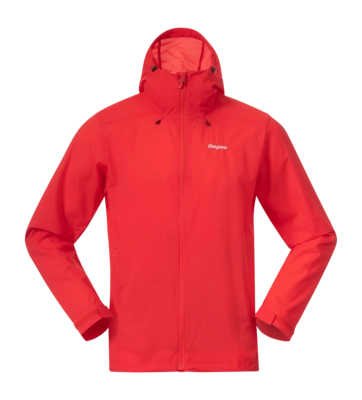 Jacket Bergans Men Rabot Windbreaker Jacket Fire Red