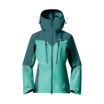 Jacket Bergans Women Tind 3L Shell Jacket Light Malachite Green/Malachite Green
