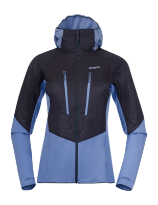 Jacket Bergans Women Tind Light Insulated Jacket Navy Blue/Blueberry Milk