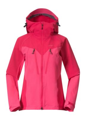 Jacket Bergans Women Tind Softshell Jacket Light Alpine Rose/Alpine Rose