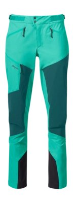 Trousers Bergans Women Tind Softshell Pants Light Malachite Green/Malachite Green