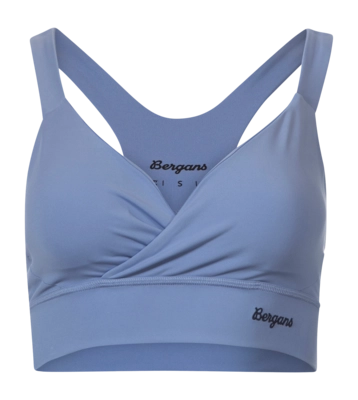 Sports Bra Bergans Women Tind Light Support Top Blueberry Milk