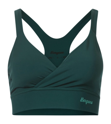 Sports Bra Bergans Women Tind Light Support Top Malachite Green