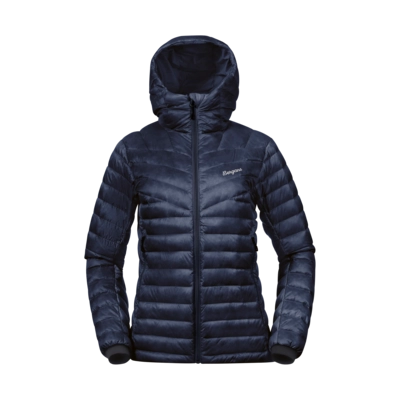 Jacket Bergans Women Rabot Light Down Jacket Hood Navy Blue 25