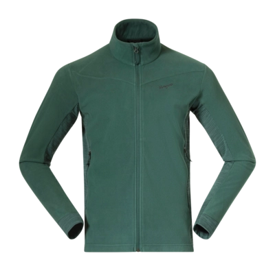 Gilet Bergans Homme Rabot Fleece Midlayer Jacket Duke Green
