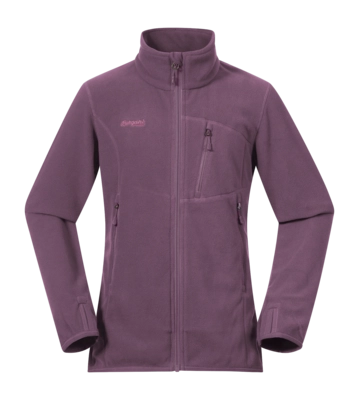 Vest Bergans Girls Runde Youth Girl Jacket Dark Ruby Purple