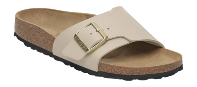 Slipper Birkenstock Catalina BS Birko-Flor Damen Sandcastle Narrow