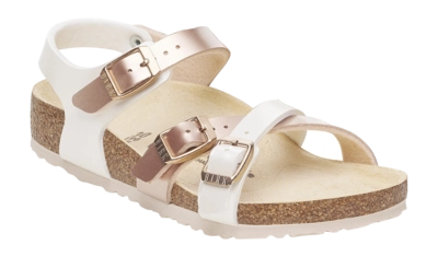 Sandalen Birkenstock Kumba Split Birko-Flor Kinder Electric Metallic Pearl Copper Narrow