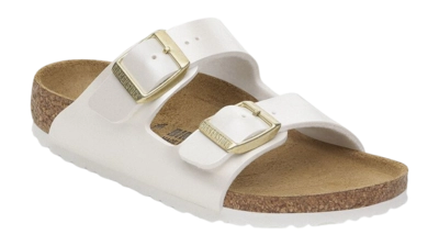 Slipper Birkenstock Arizona Birko-Flor Kinder Electric Metallic Pearl Narrow