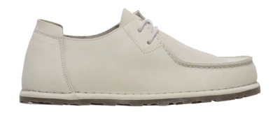 Schnürschuhe Birkenstock Utti Lace Suede Leather Unisex Antique White Narrow