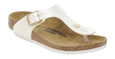 Slipper Birkenstock Gizeh Birko-Flor Kinder Electric Metallic Pearl Narrow