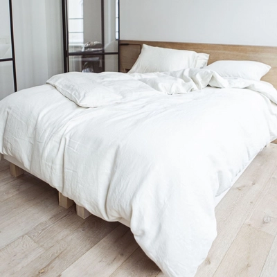 Bettwäsche Libeco Madison White Leinen