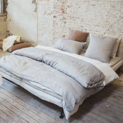 Bettwäsche Libeco The Workshop Stripe Leinen