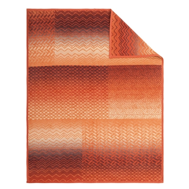 Jacquard Decke Ibena Solare Retro Orange