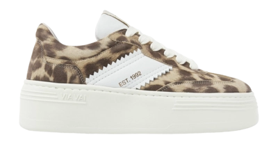 Sneaker Via Vai Isa Romi Giaguaro Damen Leopard Brown / White