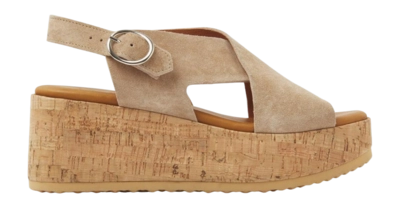 Sandalettes Via Vai Women Sissel Raise Sierra Noisette
