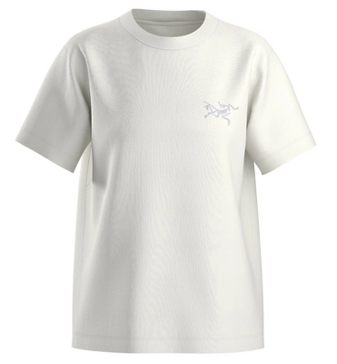 T-shirt Arc'teryx Women Kragg Coton Little Bird Crew SS White Light White