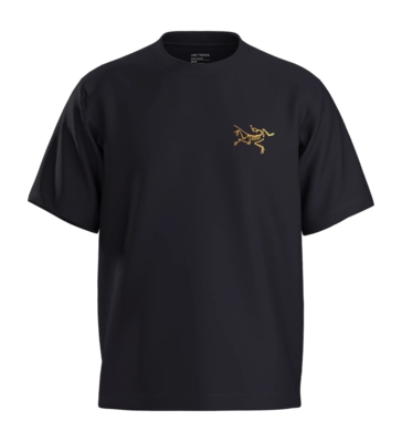 T-shirt Arc'teryx Homme Kragg Cotton Logo SS 24K Black