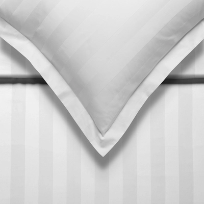 Dekbedovertrek Vandyck Purity 86 Stripe White Satijn