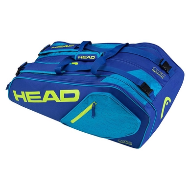 Sac de Tennis HEAD Core 9R Supercombi Blue Yellow