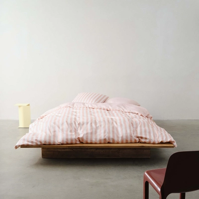 Dekbedovertrek Marc O'Polo Classic Stripe Rose Smoke Satijn