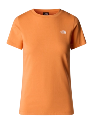 T-Shirt The North Face Femme M/C Simple Dome Slim Tee Papaye