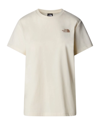 T-Shirt The North Face S/S Box NSE Relaxed Tee Damen White Dune