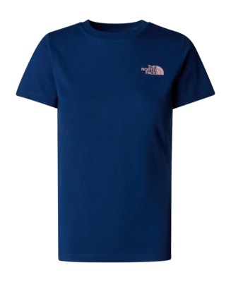 T-Shirt The North Face Women S/S Box NSE Slim Tee Estate Blue / Metal Pink