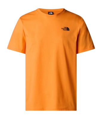 T-Shirt The North Face Men S/S Box NSE Tee Digital Orange / White DU